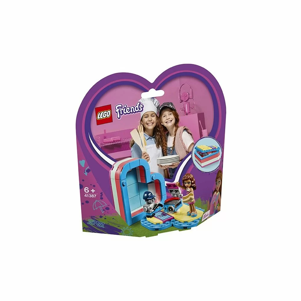 картинка LEGO Friends 41387 Конструктор Лего Подружки Летняя шкатулка-сердечко для Оливии от магазина Чудо Городок