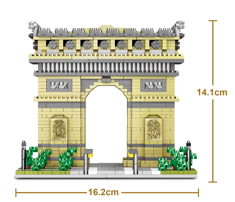картинка Конструктор Архитектура "Триумфальная арка" LEZI LZ8004 от магазина Чудо Городок