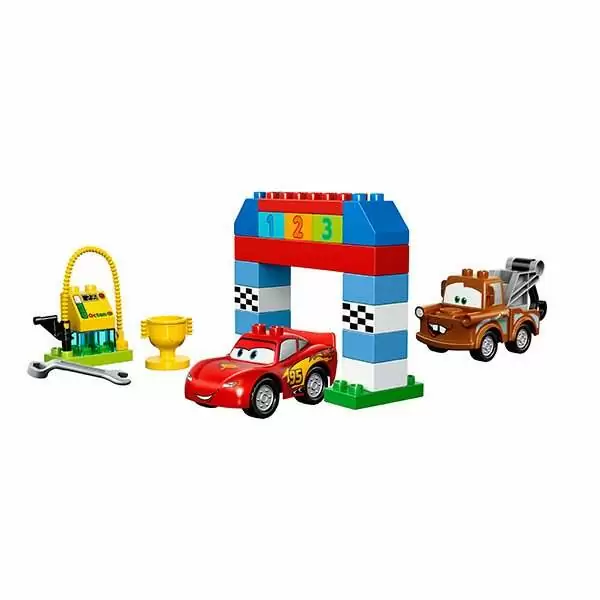 картинка Lego Duplo Cars 10600 Лего Дупло Тачки Гонки на тачках от магазина Чудо Городок
