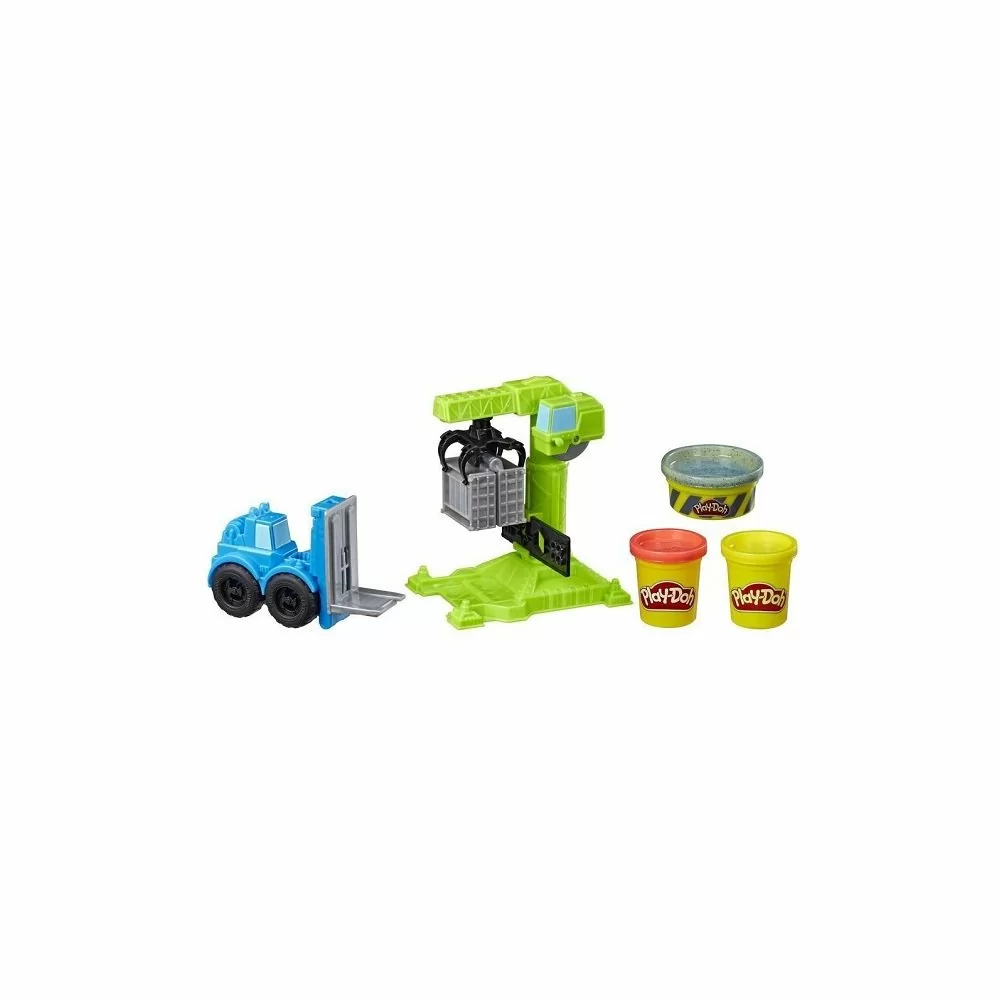картинка Hasbro Play-Doh E5400 Игровой набор ,Кран-Погрузчик, от магазина Чудо Городок