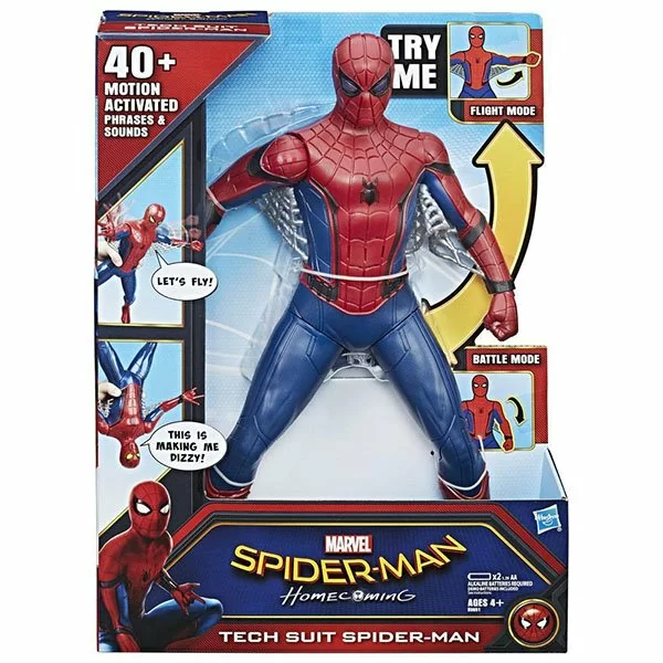 картинка Spider-Man B9691 Фигурка Человека-паука со световыми и звуковыми эффектами от магазина Чудо Городок
