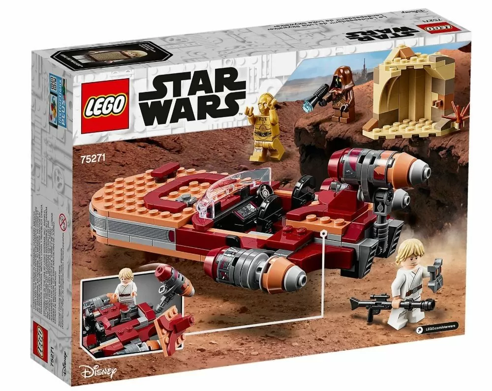 картинка Lego Star Wars 75271 Лего Звездные войны Спидер Люка Сайуокера от магазина Чудо Городок