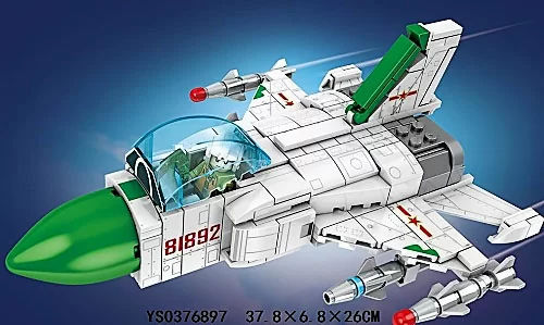 картинка Конструктор Sembo Block "Военный самолет J-8" 202070 от магазина Чудо Городок