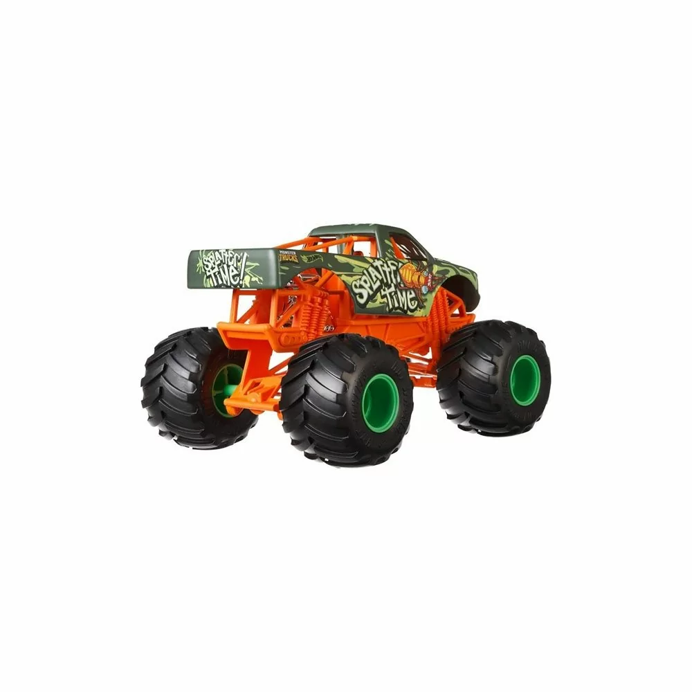 картинка Mattel Hot Wheels GCX22 Хот Вилс Монстр трак 1:24 SPLATTER TIME от магазина Чудо Городок