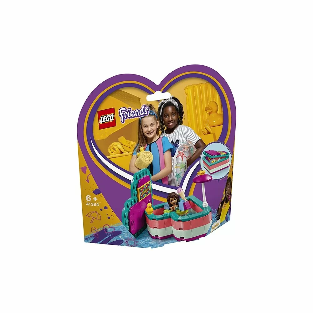 картинка LEGO Friends 41384 Конструктор Лего Подружки Летняя шкатулка-сердечко для Андреа от магазина Чудо Городок