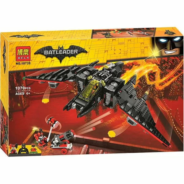 картинка Конструктор Бэтмолёт BELA 10739 аналог LEGO 70916 The Batwing lego batman
  от магазина Чудо Городок lego batman movie
 