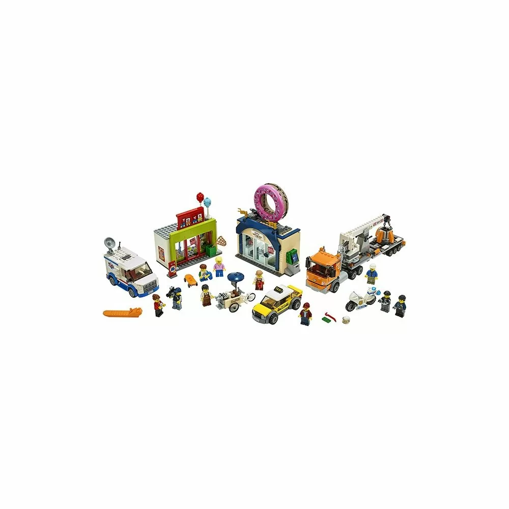 картинка LEGO City 60233 Конструктор Лего Открытие магазина по продаже пончиков от магазина Чудо Городок