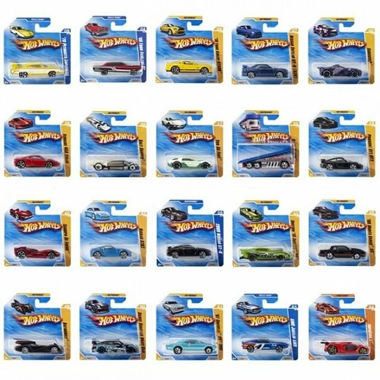 картинка Mattel Hot Wheels N3758 Хот Вилс Машинки базовой коллекции в дисплее от магазина Чудо Городок