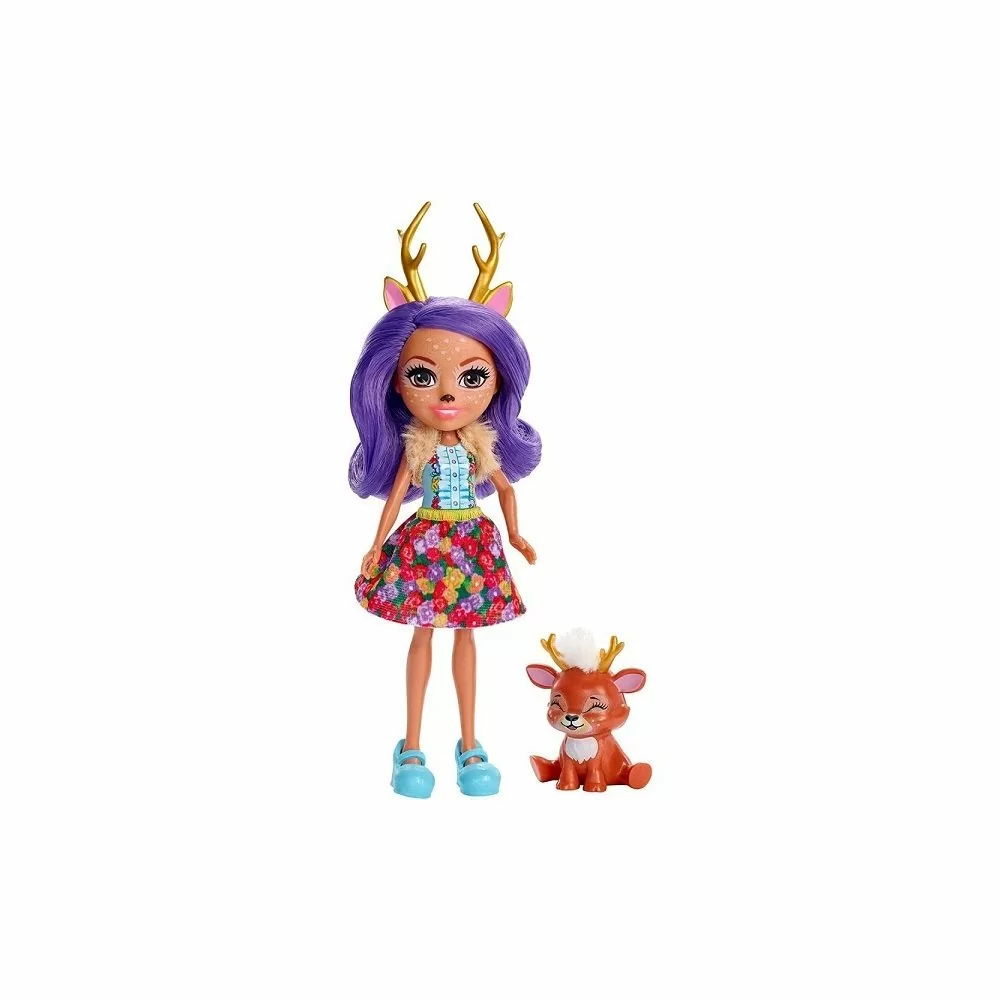 картинка Mattel Enchantimals FXM75 Кукла с питомцем Данесса Оления от магазина Чудо Городок