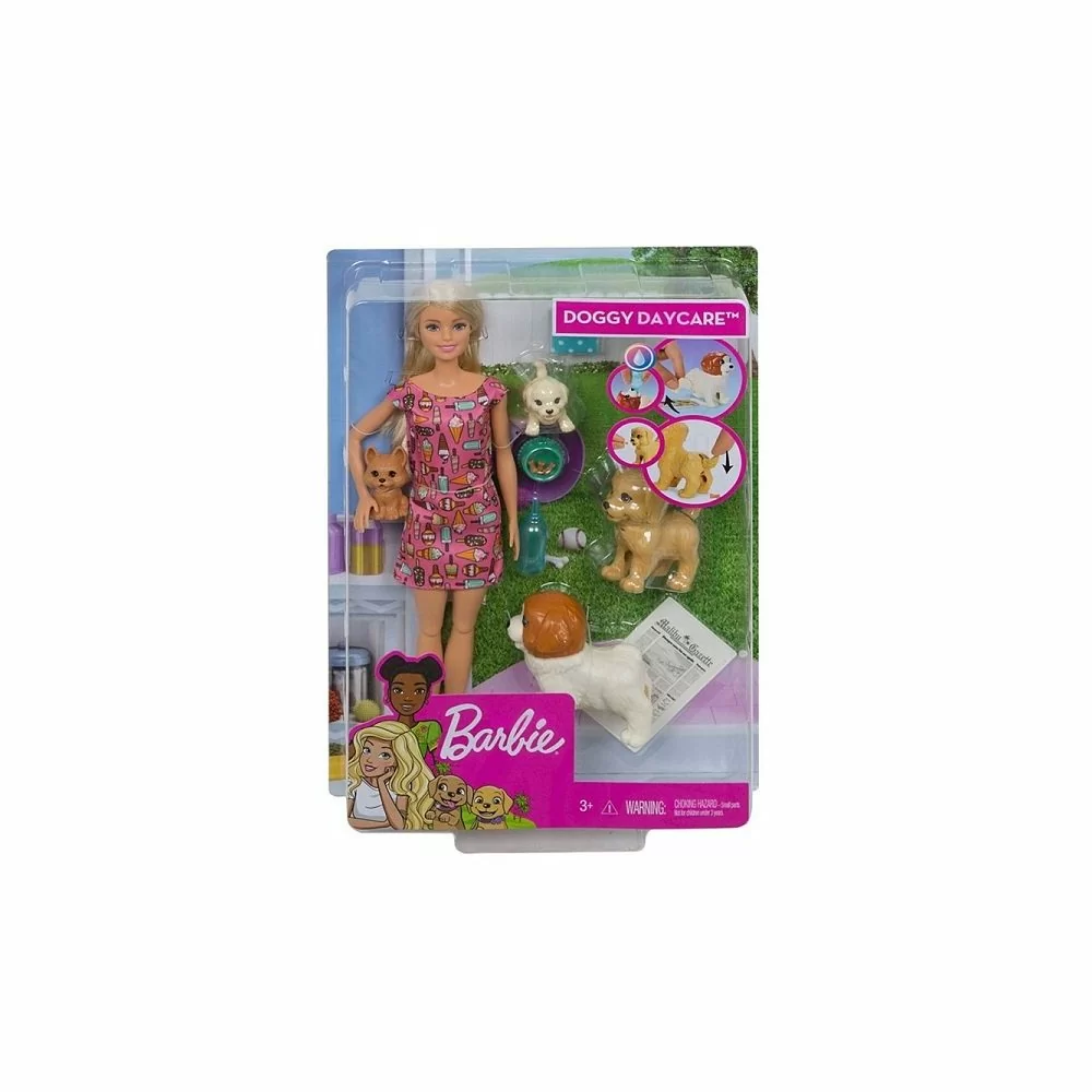 картинка Mattel Barbie FXH08 Барби и щенки от магазина Чудо Городок