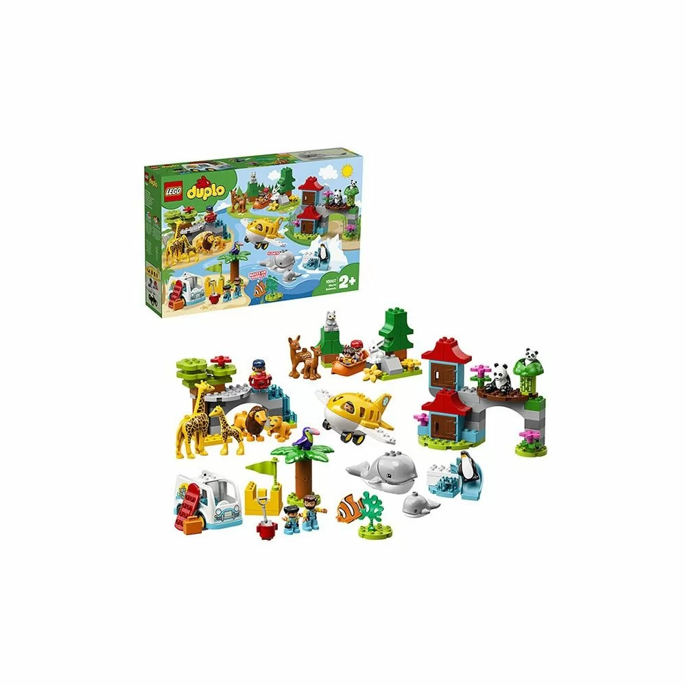 картинка LEGO DUPLO 10907 Конструктор Лего Дупло Животные мира от магазина Чудо Городок