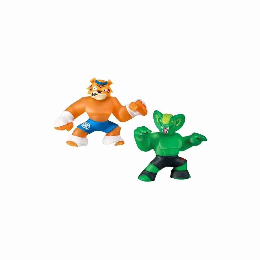 картинка GooJitZu 37337 Игровой набор тянущихся фигурок ,Тайгор и Вайпер, от магазина Чудо Городок