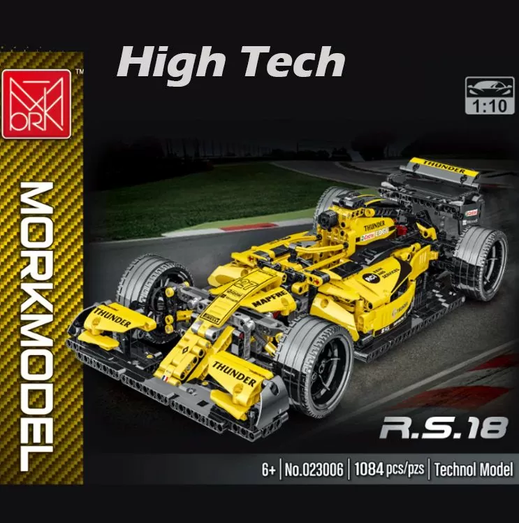 картинка Конструктор Mork 023006 Техника "F1 Yellow Equation Racing" от магазина Чудо Городок