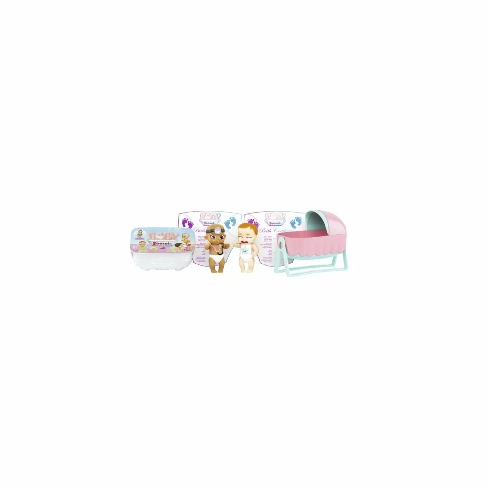 картинка Zapf Creation Baby Secrets 930-168 Бэби Секрет Набор с колыбелью от магазина Чудо Городок