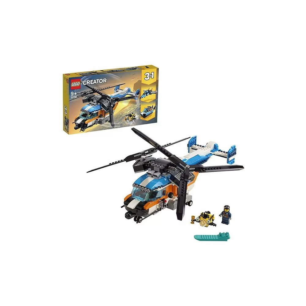 картинка LEGO Creator 31096 Конструктор Лего Криэйтор Двухроторный вертолёт от магазина Чудо Городок