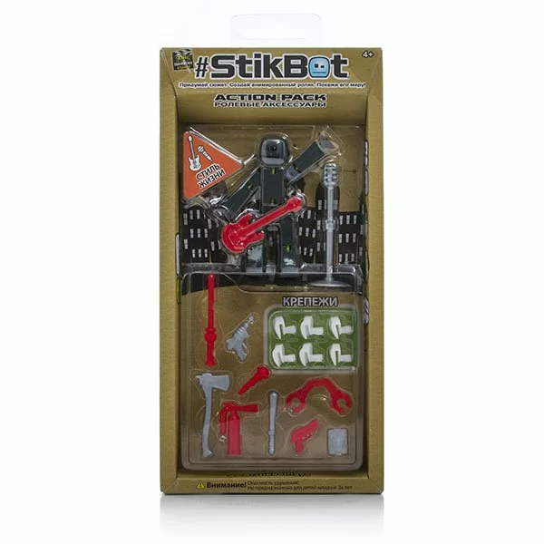картинка Stikbot TST620 Стикбот Фигурки с аксессуарами, в ассортименте от магазина Чудо Городок