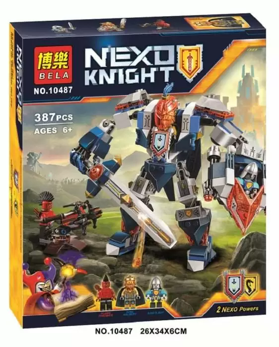 картинка Конструктор BELA ''Nexo Knights/ Нексо'' Арт.BELA-10487 ''Робот короля'' от магазина Чудо Городок