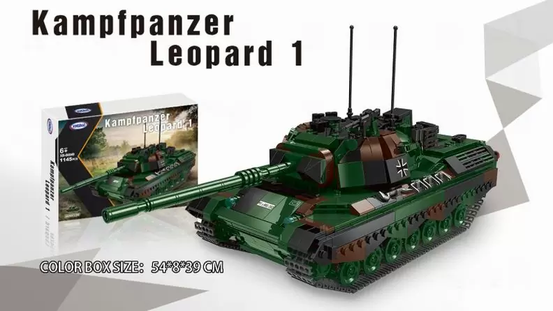 картинка Конструктор XingBao "Танк Leopard 1" XB-06049 от магазина Чудо Городок