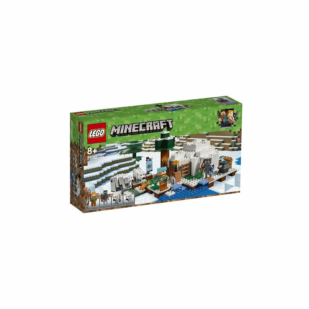 картинка LEGO Minecraft 21142 Конструктор ЛЕГО Майнкрафт Иглу от магазина Чудо Городок