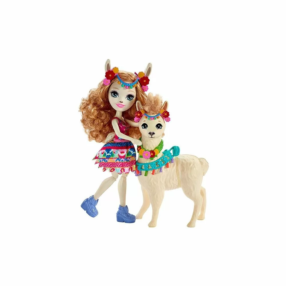 картинка Mattel Enchantimals FRH42 Куклы с большими зверюшками ЛУЭЛЛА ЛАМА от магазина Чудо Городок
