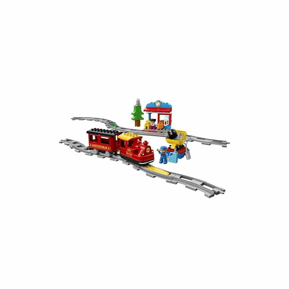 картинка Lego Duplo 10874 Конструктор Лего Дупло Поезд на паровой тяге от магазина Чудо Городок